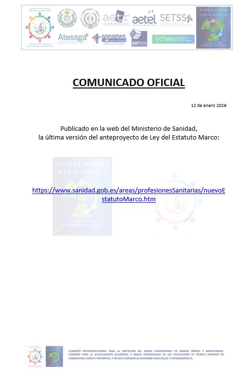 comunicado oficial